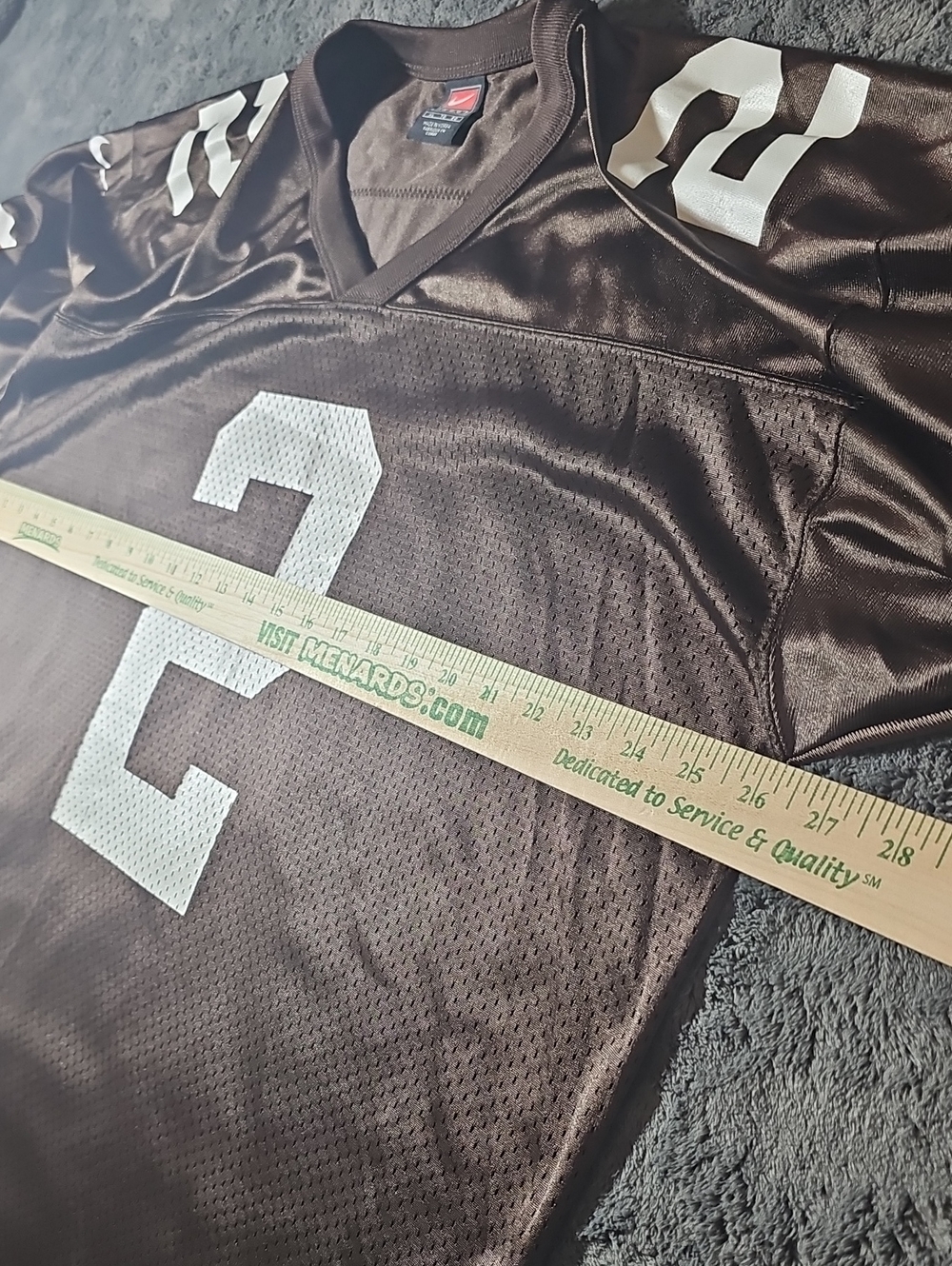 Vintage Tim Couch Cleveland Browns Nike Football Jersey Brown NFL Size XL - Picture 7 of 10